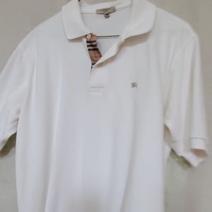Vintage Mens' Burberry Polo